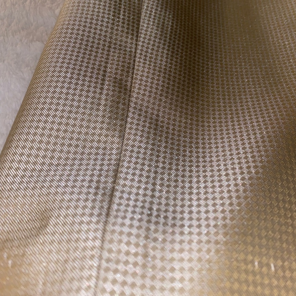Blu Martini Mens Shiny Crème Checkered Dress Pants Size 36 - Picture 9 of 10
